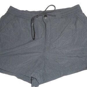 American Eagle Unisex Black Mesh Lined Shorts - Black